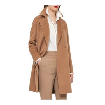 Akris Reversible Double Face Cashmere Coat
