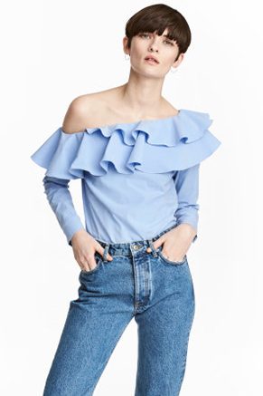 H&M One-shoulder Blouse