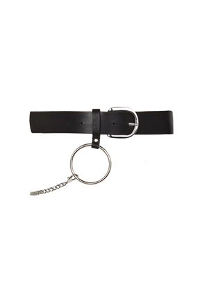 Topshop PU Double Ring Belt