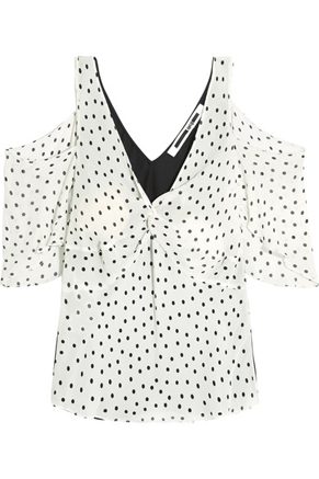 Alexander-McQueen-Cold-shoulder-Polka-Dot-Georgette-and-Satin-Top.jpg