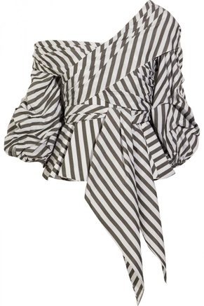Johanna-Oritz-Santa-Rosa-One-Shoulder-Striped-Cotton-Blend-Poplin-Top.jpg