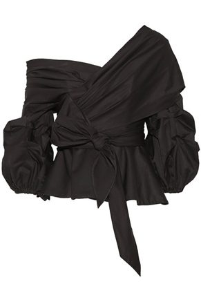 Johanna-Ortiz-Santa-Rosa-Wrap-Effect-Cotton-Blend-Poplin-Top.jpg