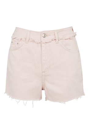 Topshop-MOTO-Pink-Raw-Waist-Denim-Shorts.jpg