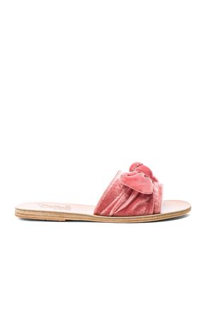 Velvet Taygete Bow Sandals