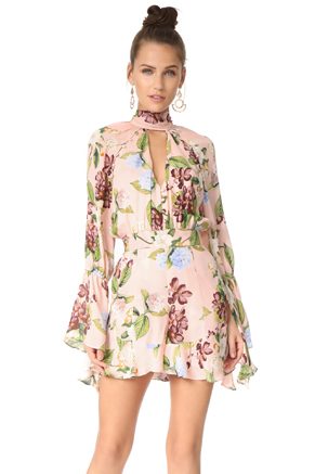 Evie Floral Bell Sleeve Romper