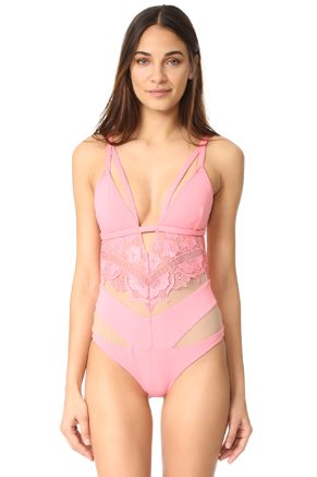For Love & Lemons Grenada Lace One Piece