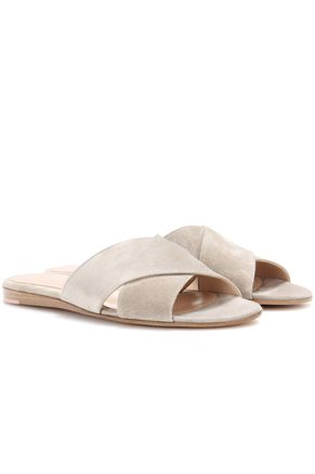 Gianvito Rossi Velvet Sandals