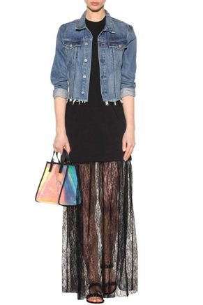 McQ Alexander McQueen Sleeveless Dress With Lace
