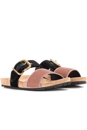 Velvet Sandals