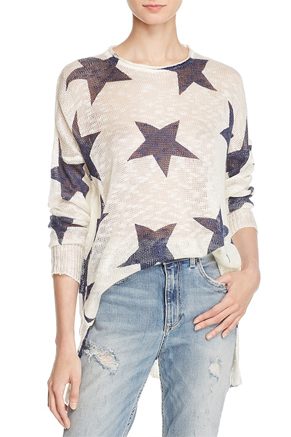 Star Print Sweater