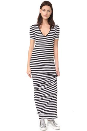DSQUARED2 Striped Maxi Dress