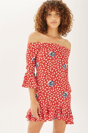 Topshop Red Dress