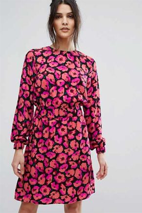 Warehouse Poppy Print Dress