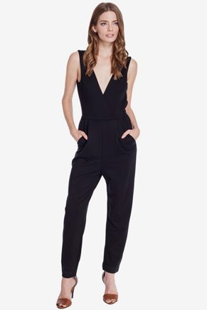 ASOS Oversized Minimal Jumpsuit with Culotte Leg