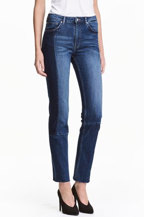 H&M Slim Regular Patchwork Jeans