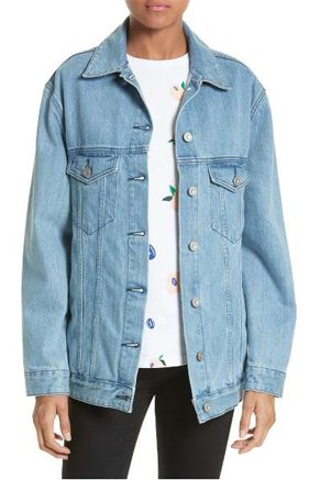 être cécile Venice Peaches Oversize Denim Jacket