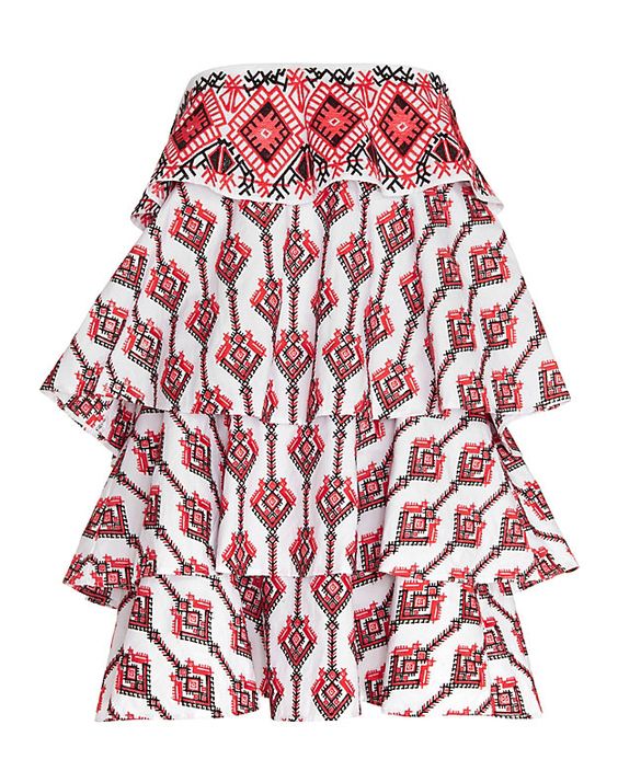 Caroline Constas Ruffle Dress ($580)