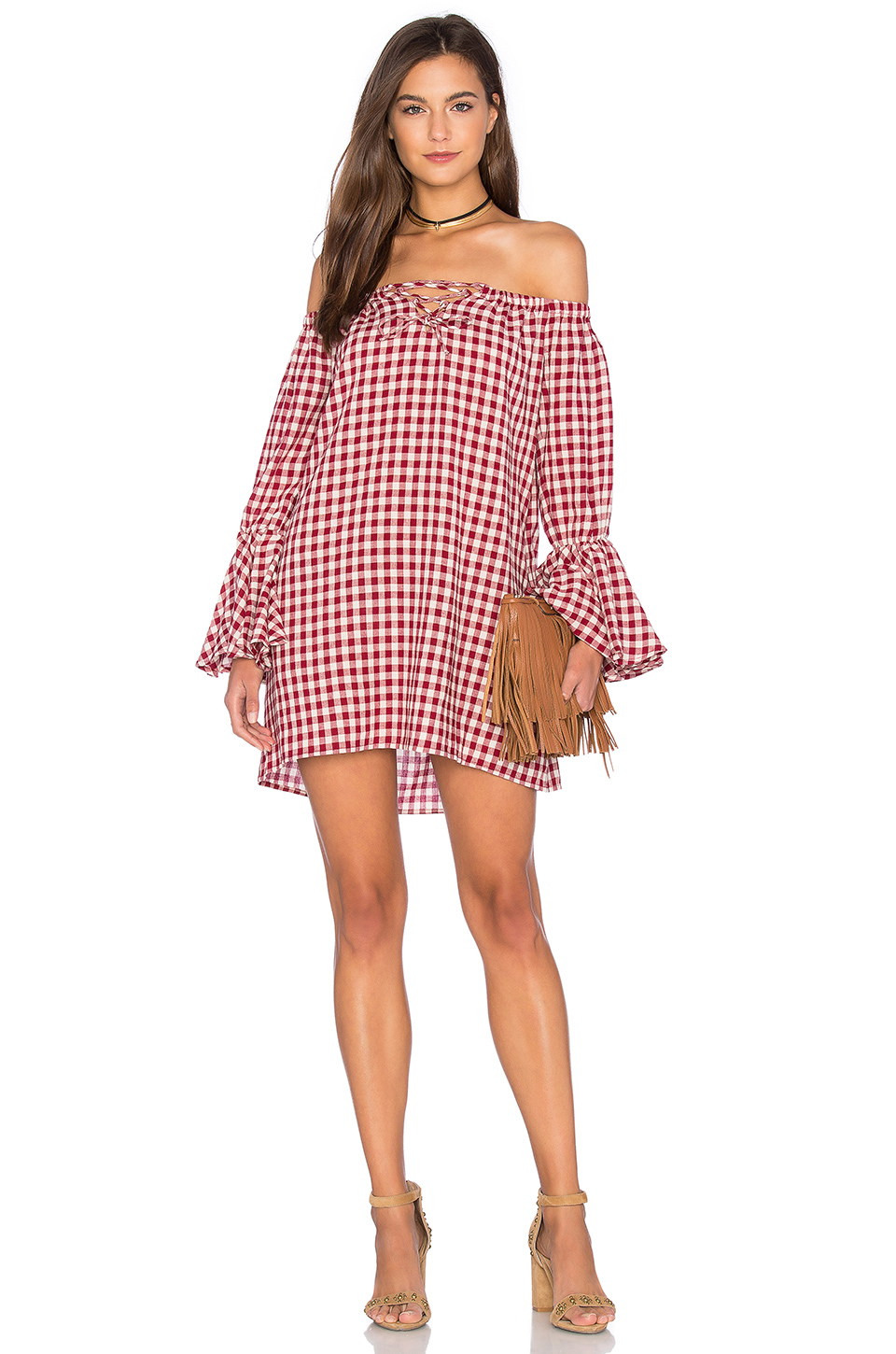 Capulet Shoulderless Long Sleeve Dress ($143)