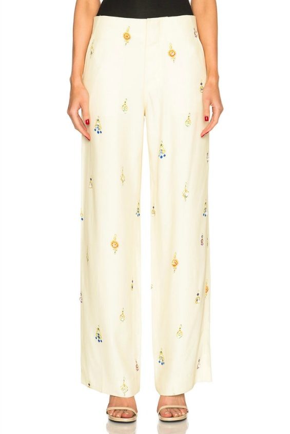 Victoria-Beckham-Drape-Viscose-Wide-Leg-Earring-Print-Trousers